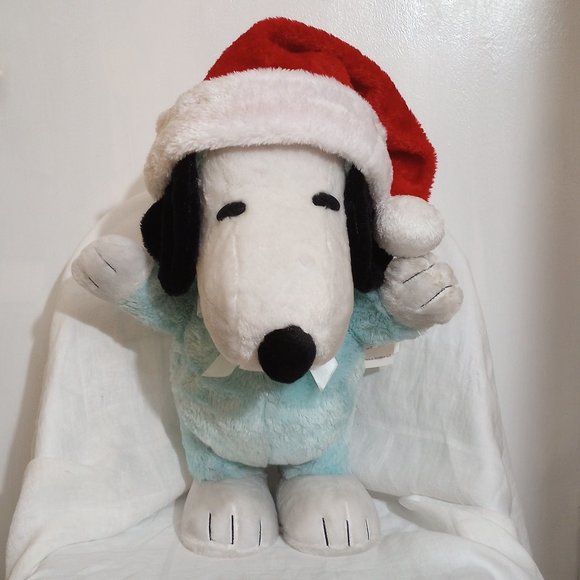 18"-Tall Snoopy Standing Plush + 5 Add-Ons, Modified for Display All Year - Picture 1 of 13
